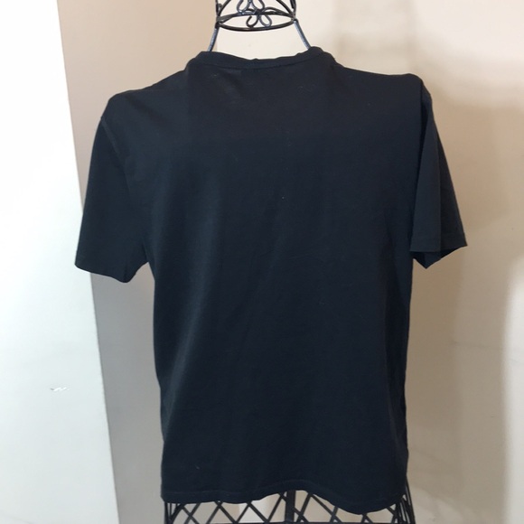 GIANNI VERSACE Black & Gold Beaded Medusa T-Shirt - Picture 5 of 9